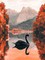 5D Diamond Art Kits for Adults, Black Swan Diamond Painting Art Animal DIY Full Round Drill Kits, Embroidery Rhinestone Diamond Crystal Craft Canvas Home Wall Decor 12x16 inch